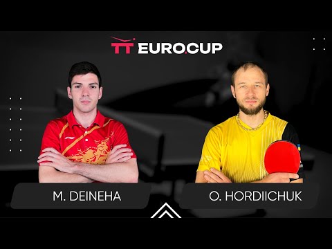19:15 Maksym Deineha - Oleksandr Hordiichuk 12.10.2024 | Table Tennis TT Euro.Cup Ukraine Master 3