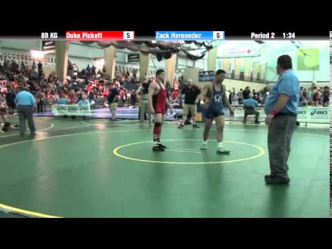 Men`s Freestyle 80 KG Duke Pickett vs. Zack Hernandez