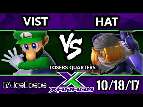 S@X 224 Melee - Hat (Sheik) Vs. Vist (Luigi) - Smash Melee Losers Quarters - SSBM