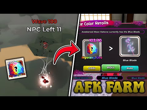 How to AFK Farm & SOLO Dungeon for Ores and Blood Katana in Weak Legacy 2