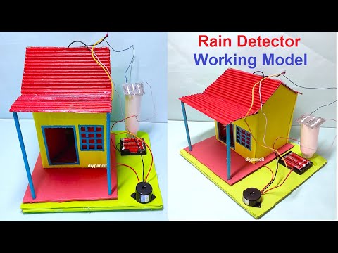 inspire award winning project rain detector working model without sensor automatic howtofunda