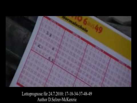 Lottoprognose für 24.7.2010 SelMcKenzie Selzer-McKenzie
