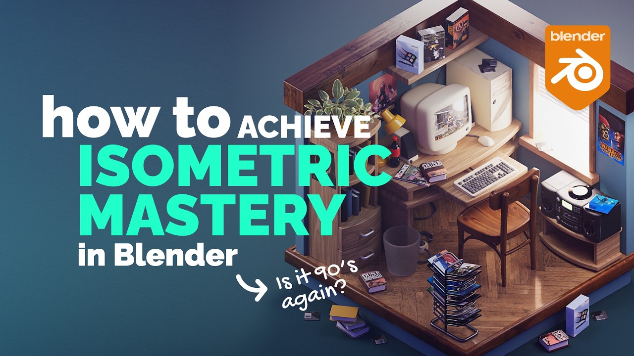 Creating 90's Inspired Isometric Art in Blender