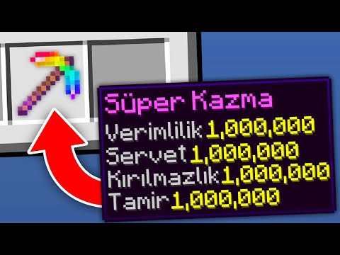 Minecraft ama 1,000,000 LEVELLİ BÜYÜLER YAPABİLİYORUM!