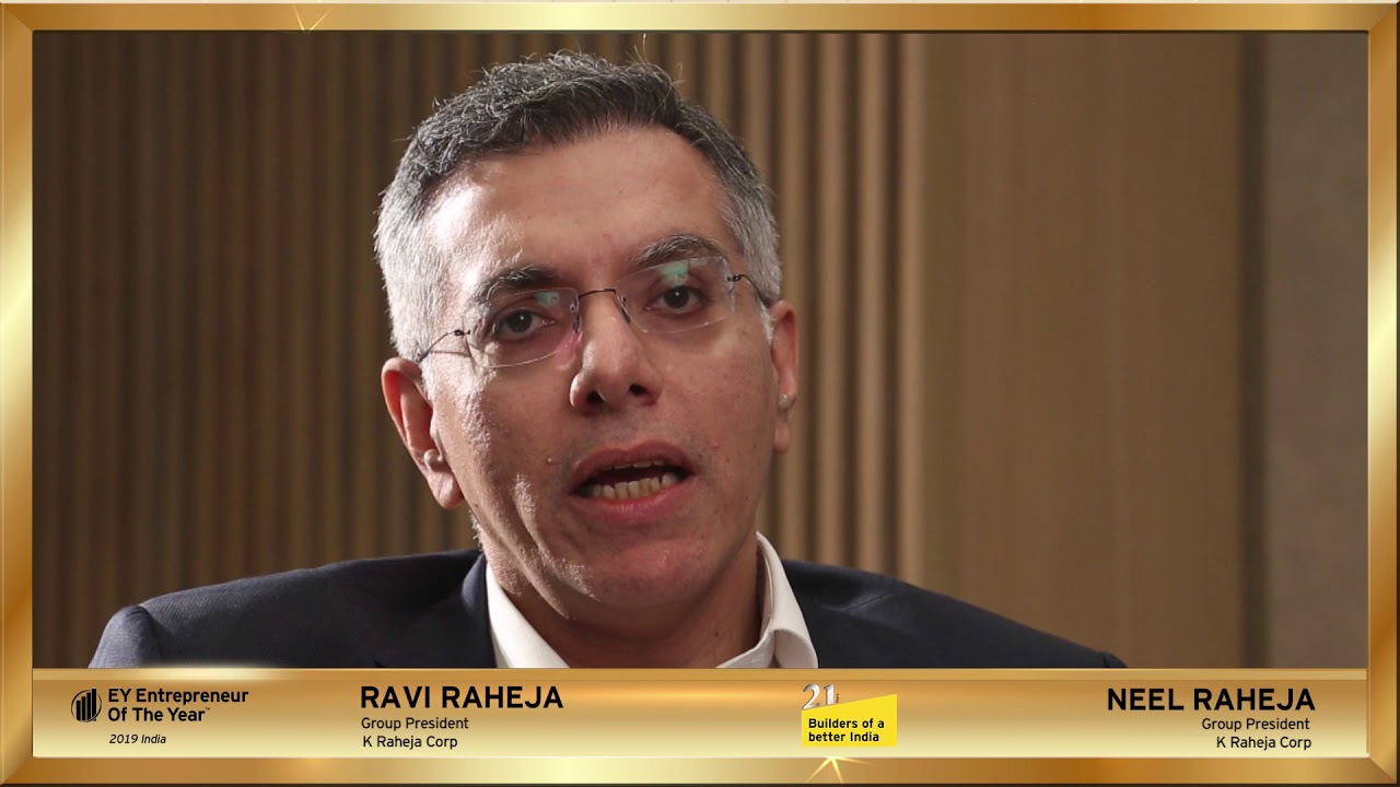 EOY India 2019 'Energy, Real Estate & Infrastructure' Category Winner Ravi Raheja and Neel Raheja