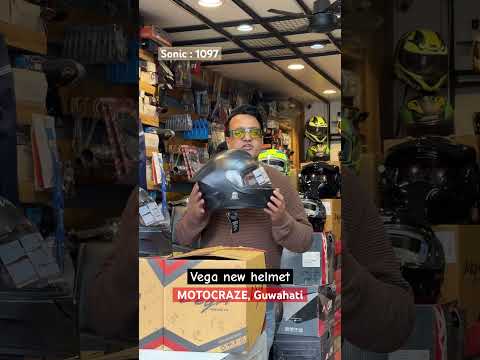 New helmet launched by Vega helmets . Mrp :1097 Sonic #hemets