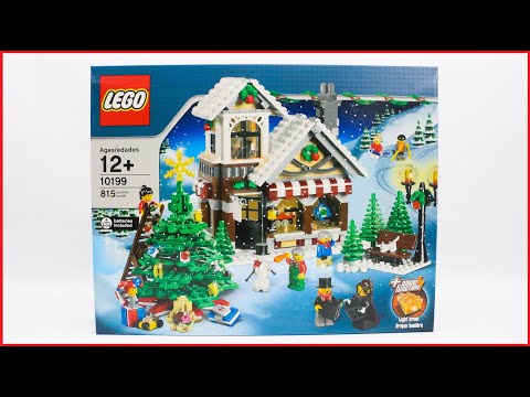 Lego Creator 10199 Winter Village Toy Shop Speed Build Review