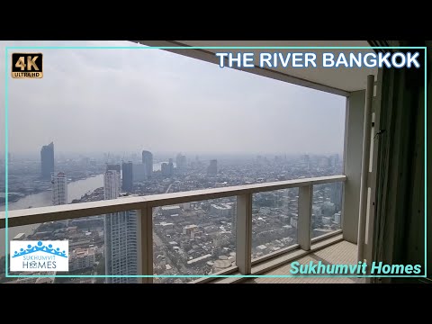 THE RIVER 64th Floor Stunning River View Condominium Bangkok 3 Bedrooms 130,000 THB Monthly