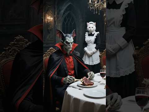 the vampire's tale #catshorts #aicat
