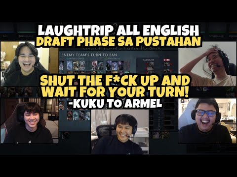 ALL ENGLISH DRAFTING PHASE | LAUGHTRIPAN NAPAENGLISH DAHIL KAY JABZ | WITH KUKU, GABBI, ARMEL, DJ