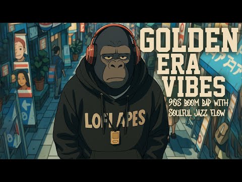 🐒 Golden Era Hip-Hop | Lo-Fi 90s Boom Bap Mix with Soul, Jazz, and Nostalgic Flows