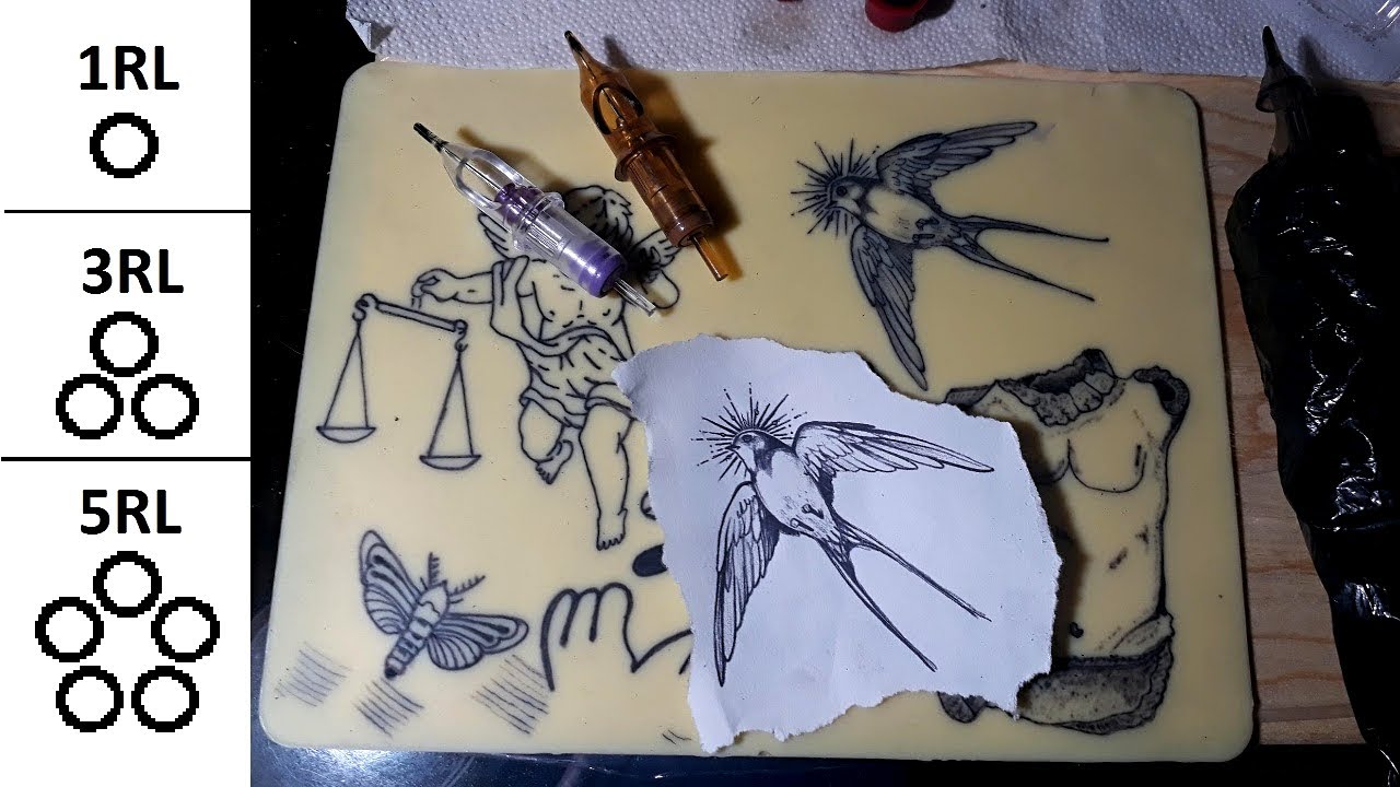 Diferencia entre agujas 1rl 3rl y 5rl (cartuchos pen tatuajes)