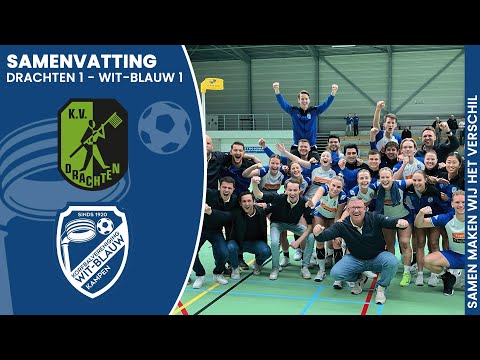 4 PUNTEN WEEKEND IN DRACHTEN! | Samenvatting KV Drachten 1 - Wit-Blauw 1