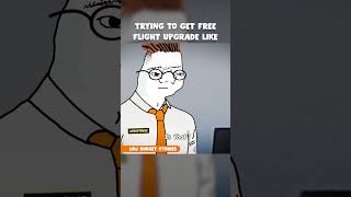 Trying to get free flight upgrade like