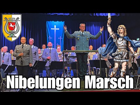 Nibelungen Marsch - Heeresmusikkorps Hannover - Bundeswehr Benefizkonzert Walsrode 05.09.2023