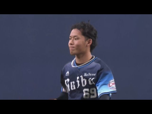 【6回裏】ライオンズ・水上 打者3人できっちり抑えるナイスリリーフ!!  2021/6/27 B-L