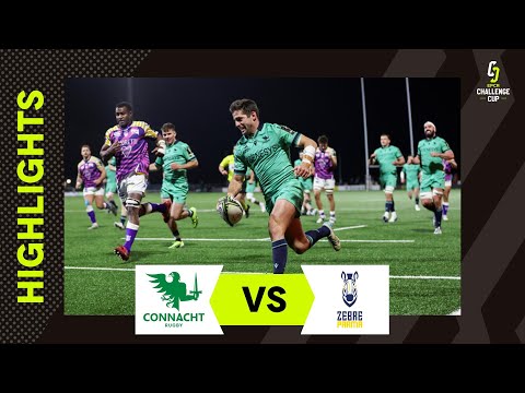 Instant Highlights - Connacht Rugby v Zebre Parma Rugby Round 1 | EPCR Challenge Cup 2024/25