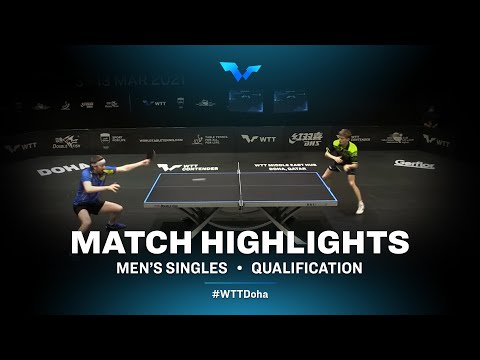 Robin Devos vs  Anders Lind | WTT Contender Doha 2021 | Men's Singles | QUAL Highlights