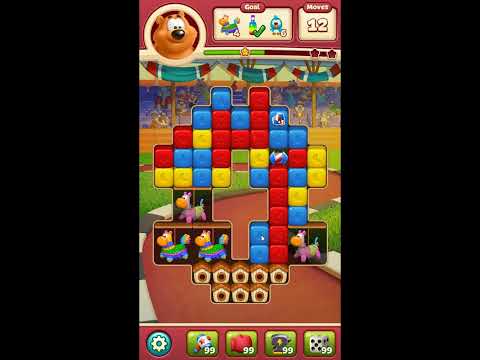 Toon Blast Level 7901 - NO BOOSTERS 🐻🐺🐱 | SKILLGAMING ✔️