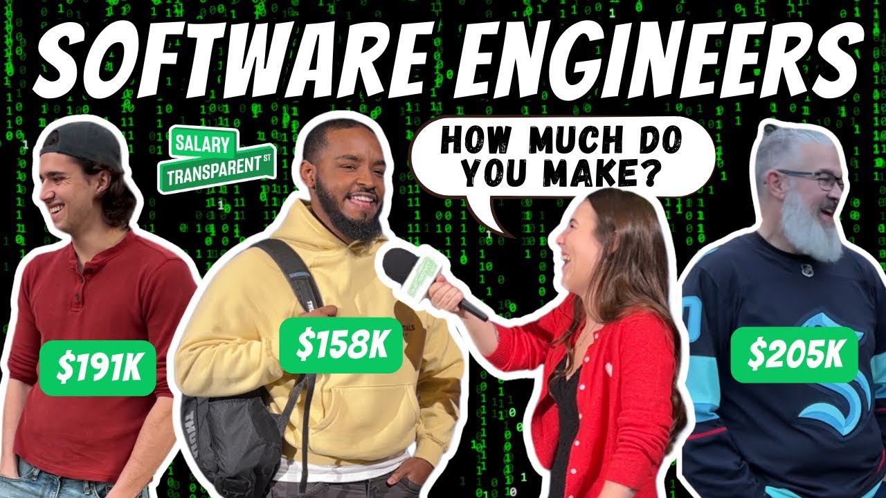 Software Engineers Make How Much? 🤯 Salary Transparent Street™️ Compilation 💵