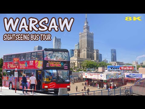 WARSAW - CITY SIGHTSEEING BUS TOUR 8K