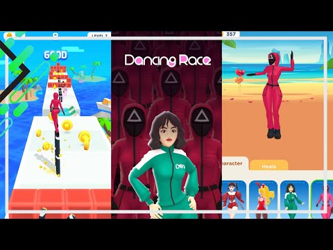 Dancing Race - Squid Game Skins All levels Gameplay Trailer Android IOS - YouTube