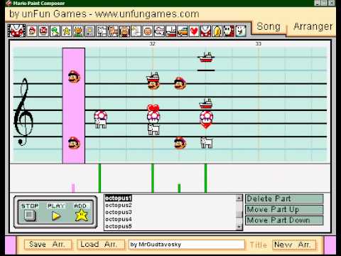 Mario Paint Composer: Game&Watch Gallery - Octopus