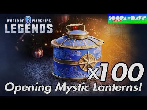 Opening Mystic Lanterns Crates World Of Warships Legends
