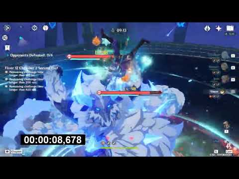 22 SEC Xiao C6 12-2-2 Spiral Abyss 3.2 Speedrun X FARUZAN