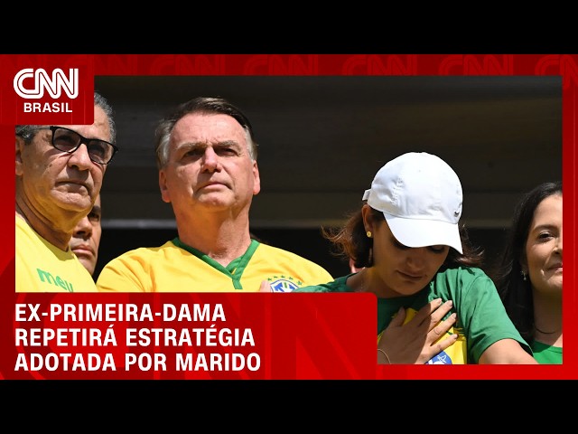 Michelle Bolsonaro planeja lives semanais para impulsionar aliados | BASTIDORES CNN
