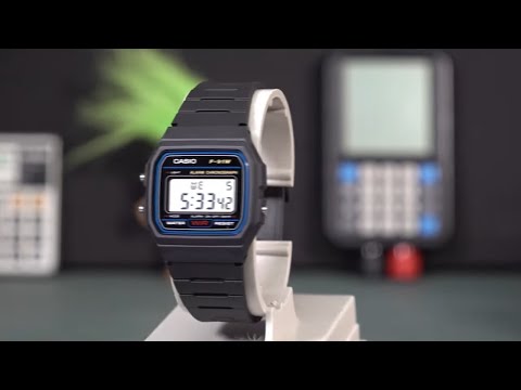 10 Minutes of the Casio F-91W Watch Spinning