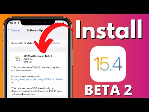 How To Install iOS 15.4 Public Beta 2 | Download & Install iOS 15.4 Beta 2 on iPhone & iPad