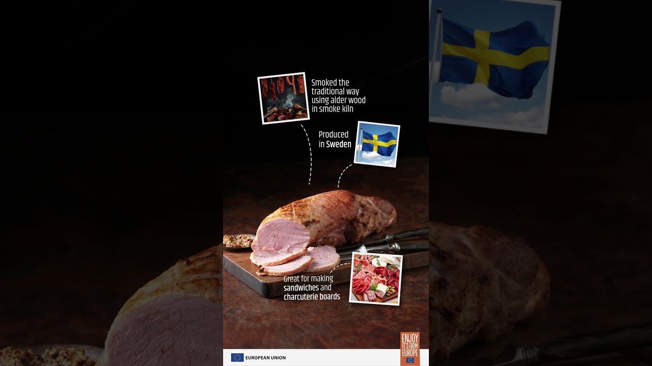 Relish the essence of Swedish Vindelnrökt skinka, PGI