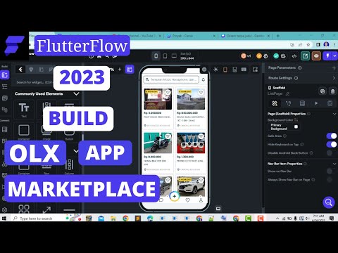 How To Build Marketplace App Like OLX With FlutterFlow New 2023 Part 1