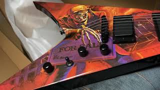 Video thumbnail for Dave Mustaine Peace Sells V ( Dean VMNT test and review) by Lake Superior Lycan