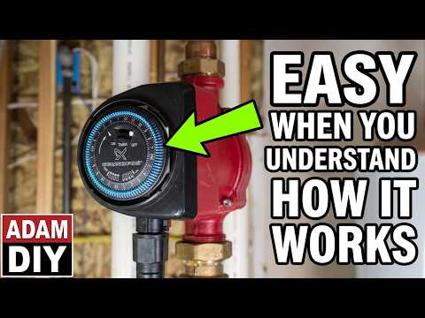 How to program a Grundfos water circulation pump timer