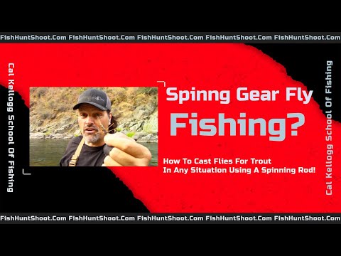 How To Fish Trout Flies With Spinning Gear