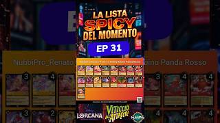 spicy list EP.31 Ambra Rubino Panda Song #lorcana #disneylorcana_it #ravensburger_it