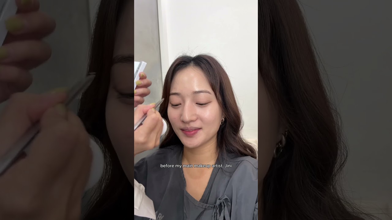 korean makeup / hair transformation 🇰🇷 #korea #kbeauty #koreanmakeup #glowup #koreanbeauty #seoul