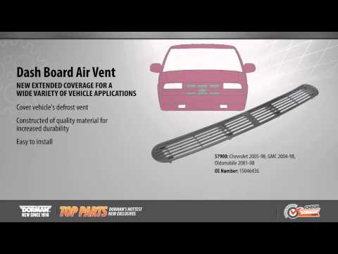Highlighted part: dash board air vent for select Chevy, GMC & Oldsmobile models