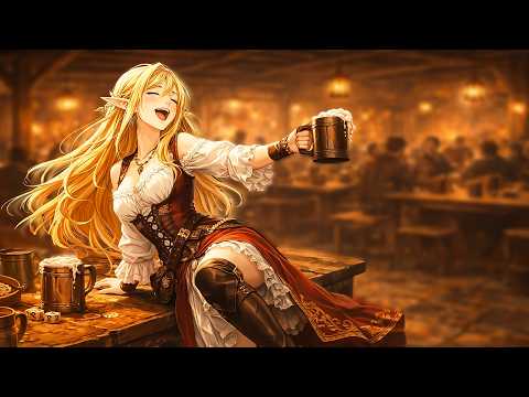 Medieval Tavern Ambience | D&D Warm & Cozy Fantasy Tavern Music and Melodies Like Skyrim & Witcher