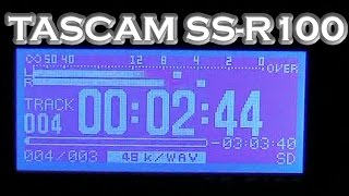 Video thumbnail for TASCAM SS-R100 digital audio recorder by Hammy Technoid