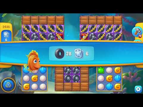 Fishdom 2435 Level - NO BooSTERS