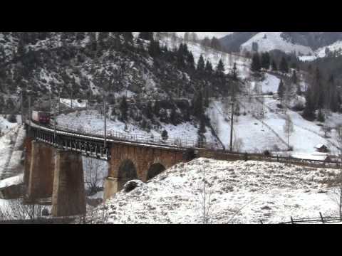 IR 1841-2 SATU MARE-CONSTANTA pe viaductul Lunca de Sus 20.12.2011