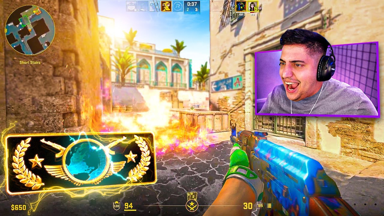 1ª GAMEPLAY NO COUNTER-STRIKE 2 COMPETITIVO... (nova física, NOVO META e nova DUST II)