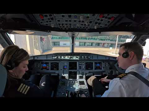 PILOT EYE VIEW - A320 Takeoff & Engine Start-up Secrets | Cockpit View | Hurghada Egypt