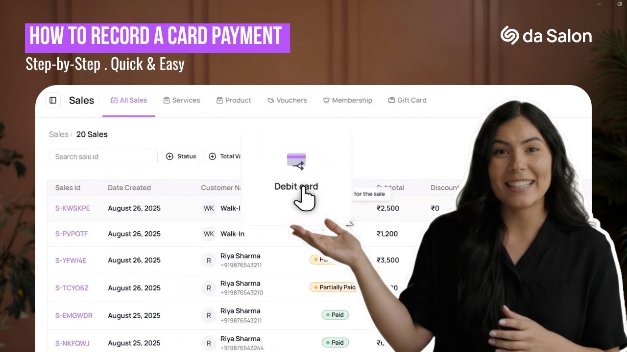 How to Accept Card Payments | Quick & Secure Checkout in da Salon