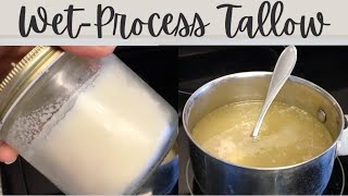 Odorless Tallow the EASY Way! How to Purify Tallow Without Burning!