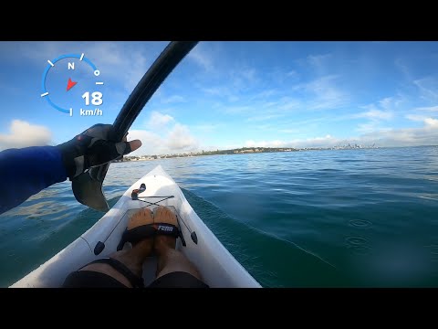 Having fun in surf ski!