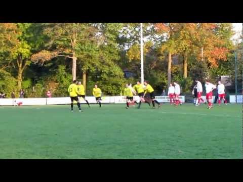 2012-10-28 Margriet1-Volharding1: 1-1, Margriet maakt 1-1